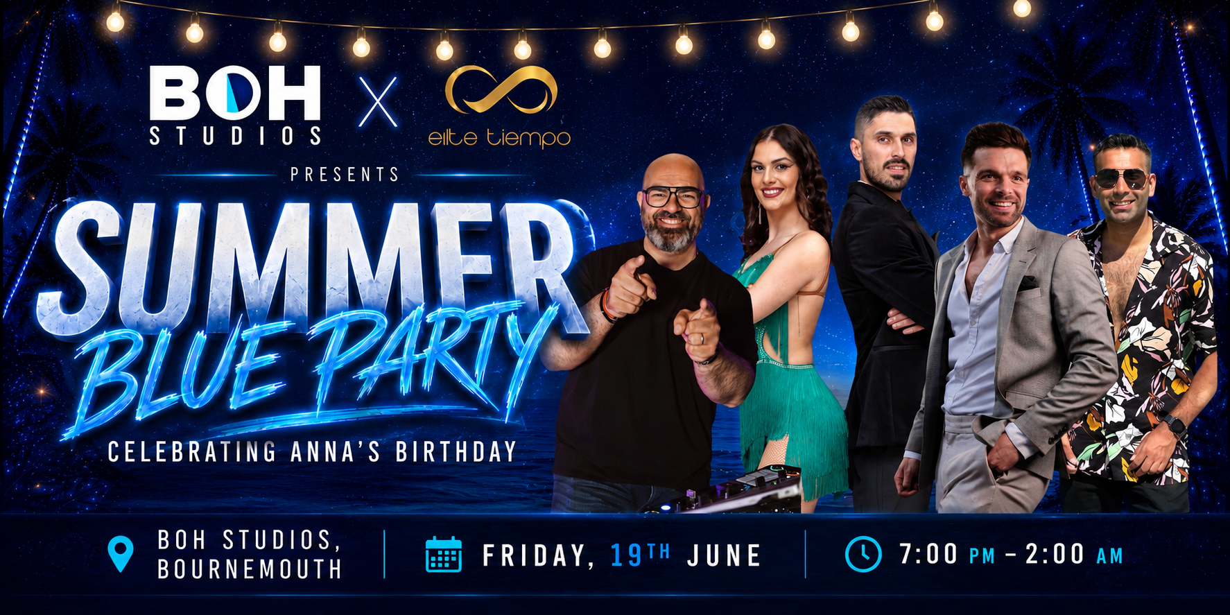 BOH Meets Elite Tiempo | Summer Blue Party ๐๐